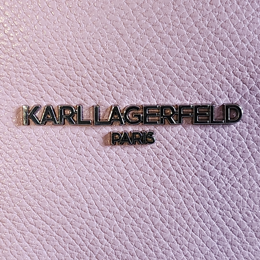 Karl Lagerfeld Paris Light Pink Leather Piece